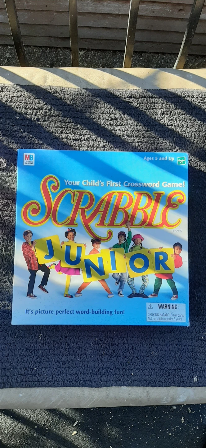 Scrabble Junior Board Game - Milton Bradley