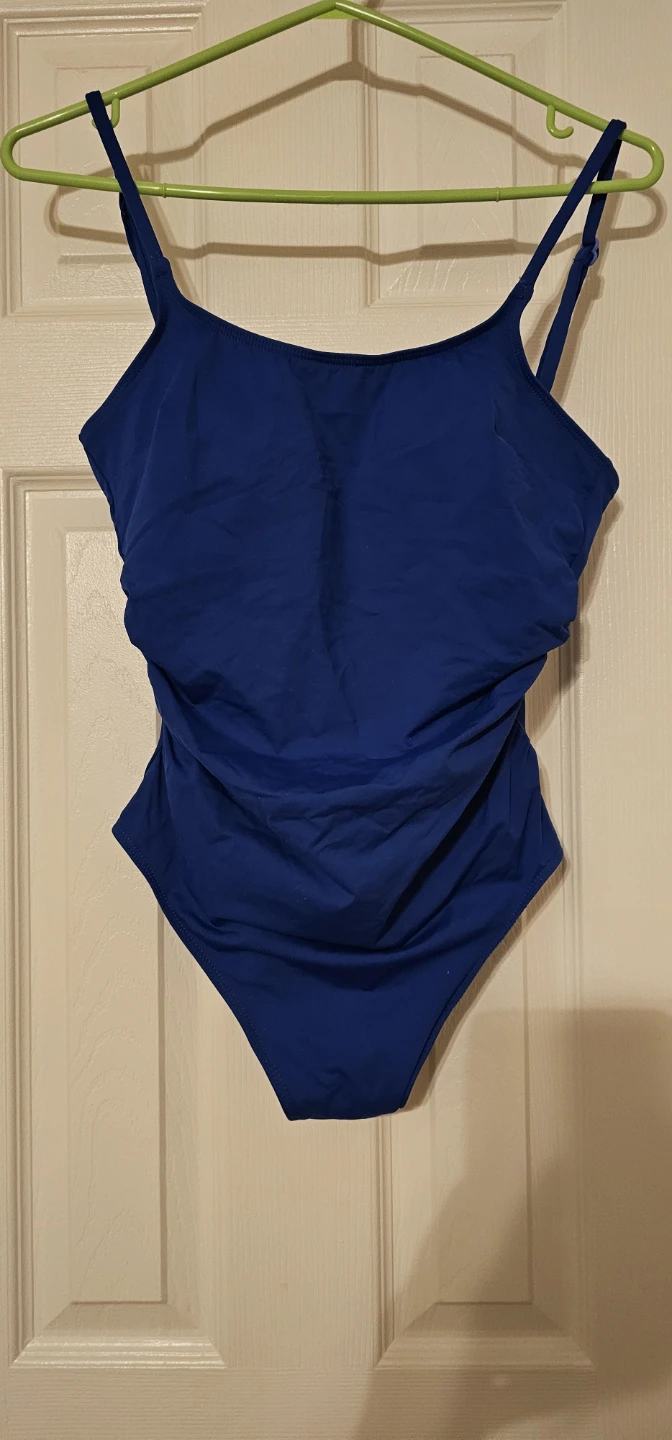 Blue One-Piece Swimsuit
