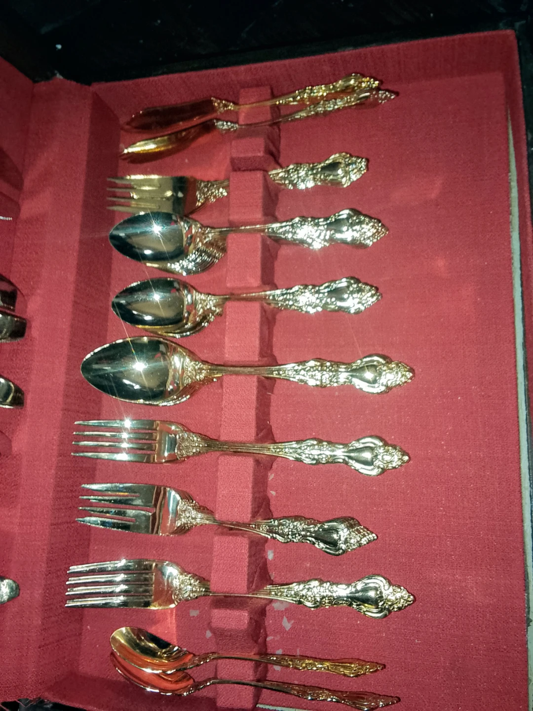Gold Plated Cutlery Set - photo 2