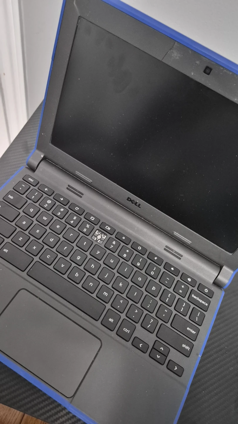 Rugged Blue/Black Dell Chromebook