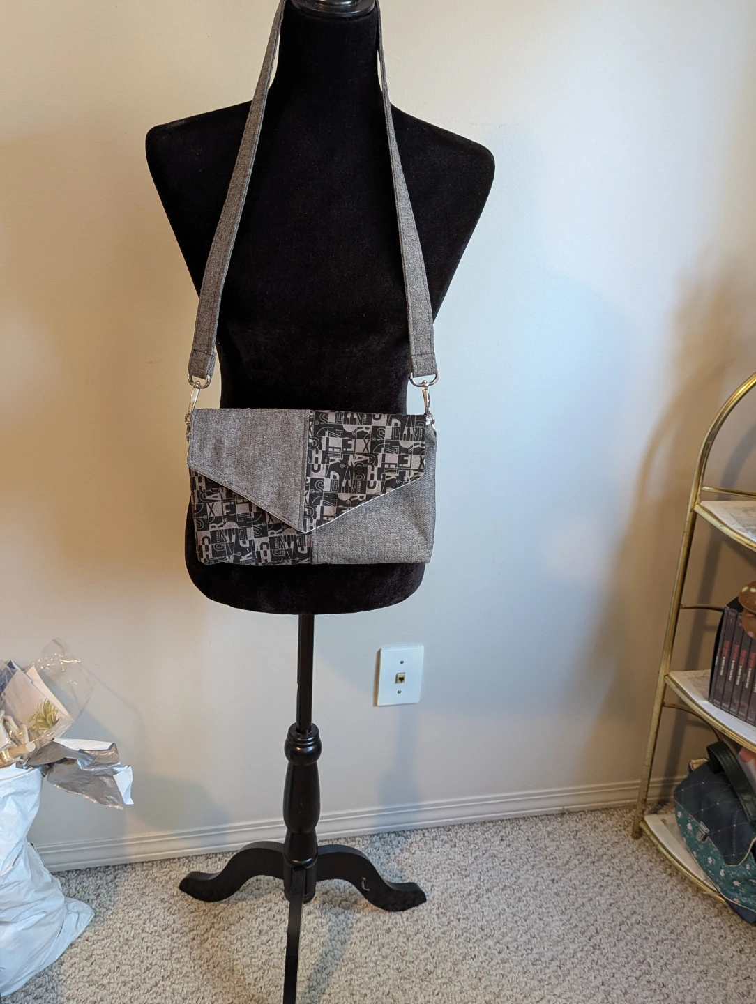 Charcoal Harley Shoulder Bag