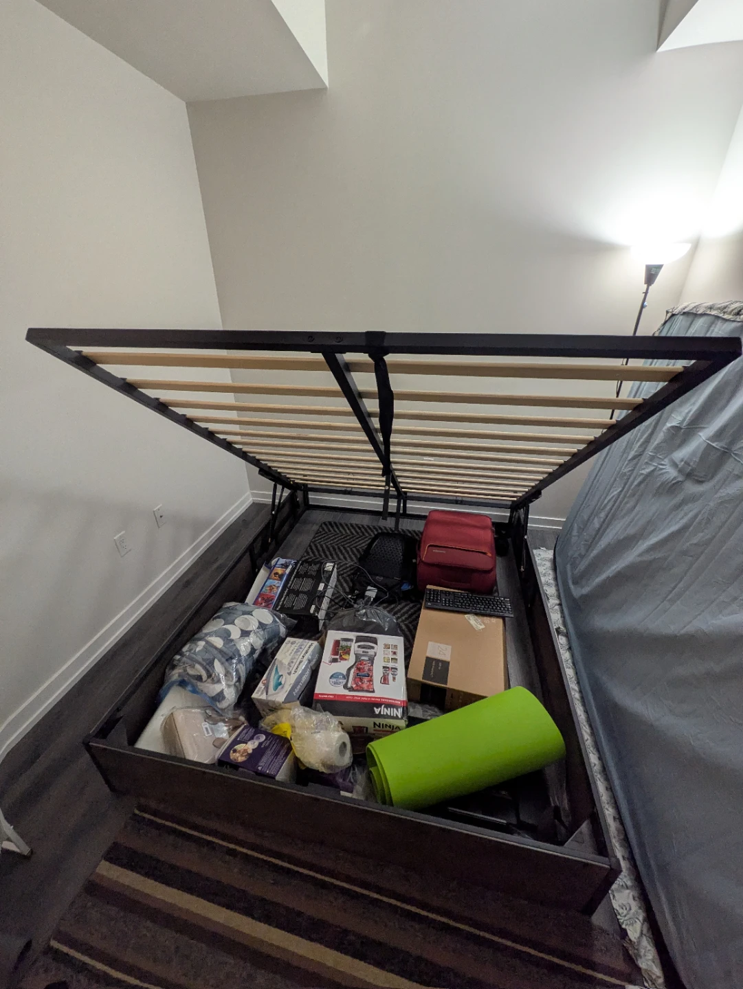 Queen Size Storage Bed Frame - photo 4