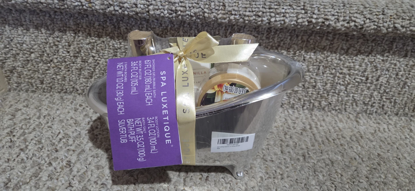 Spa Luxetique Vanilla Bath Set