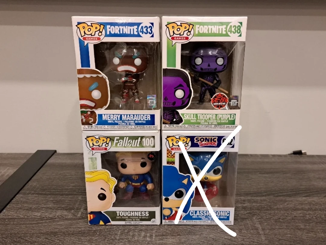 FORTNITE 🎮 Fallout 📺 Sonic 🕹Funko Pop