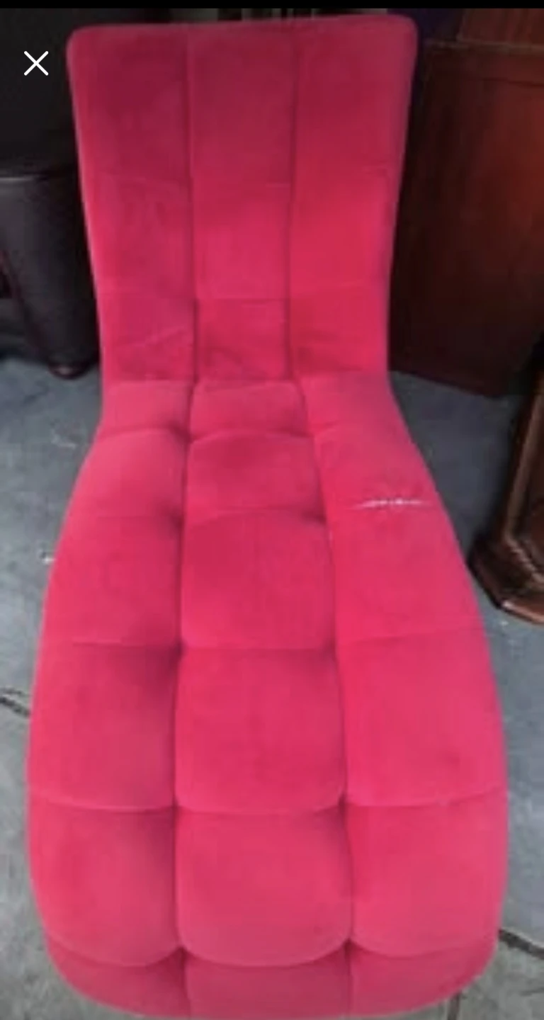 Pink Tufted Lounge Chair