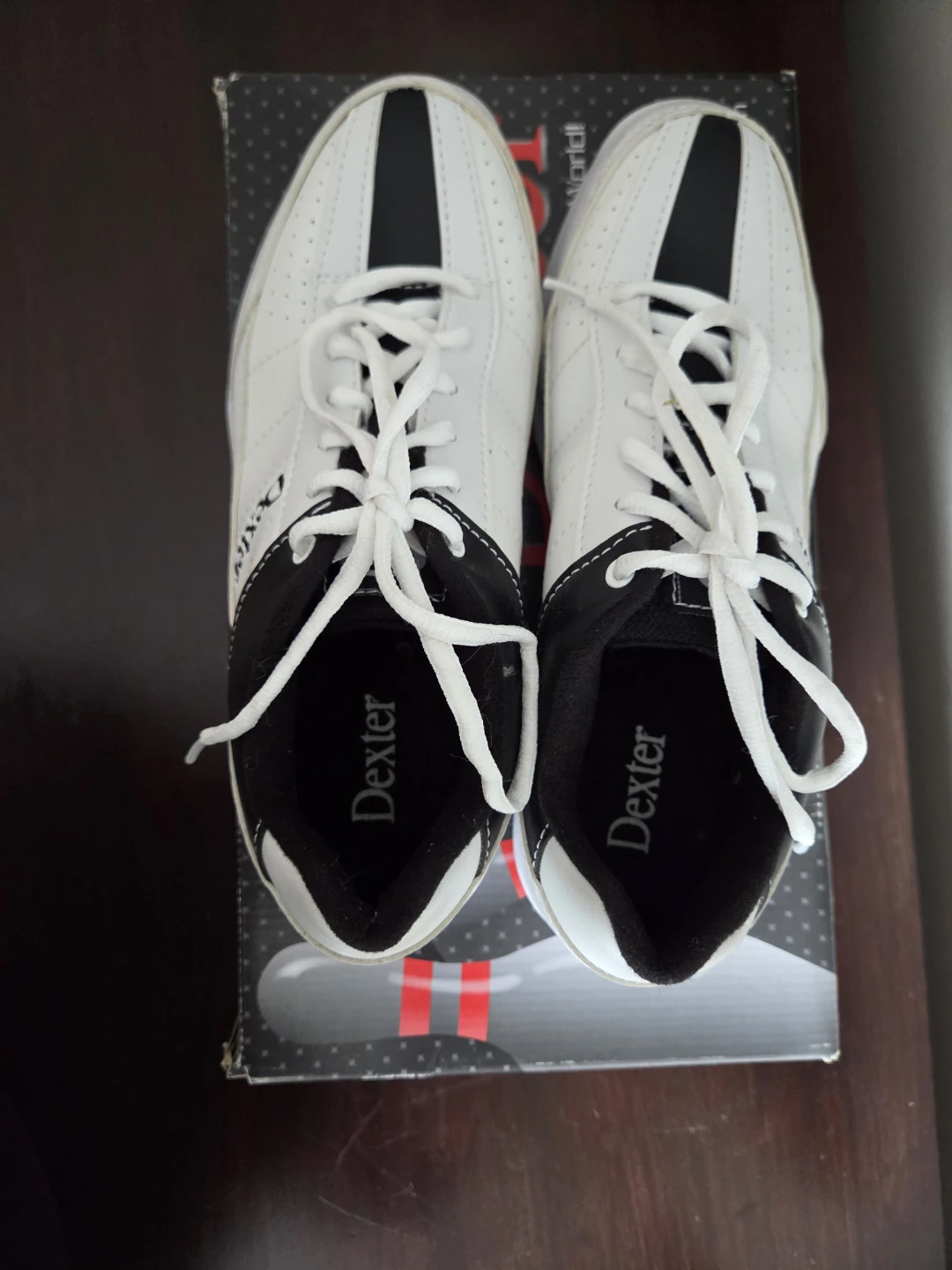 Dexter Ricky III Bowling Shoes White/Black Men's Size 7.5 M - photo 5