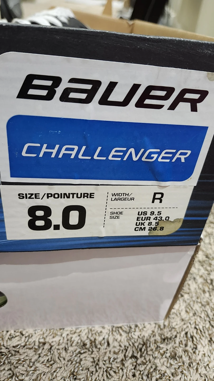 Bauer Challenger Hockey Skates Size 8.0 R - photo 3