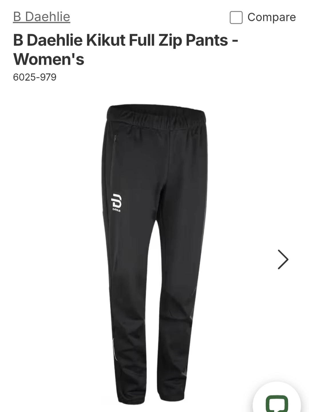 B Daehlie Kikut Full Zip Pants - Women's Size L