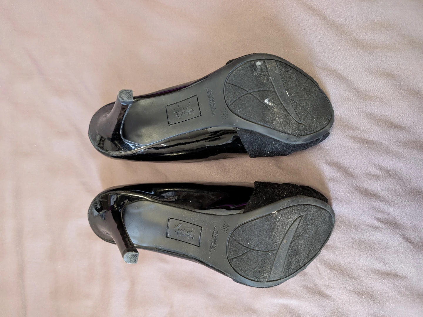 Black Peep Toe Heels - photo 3