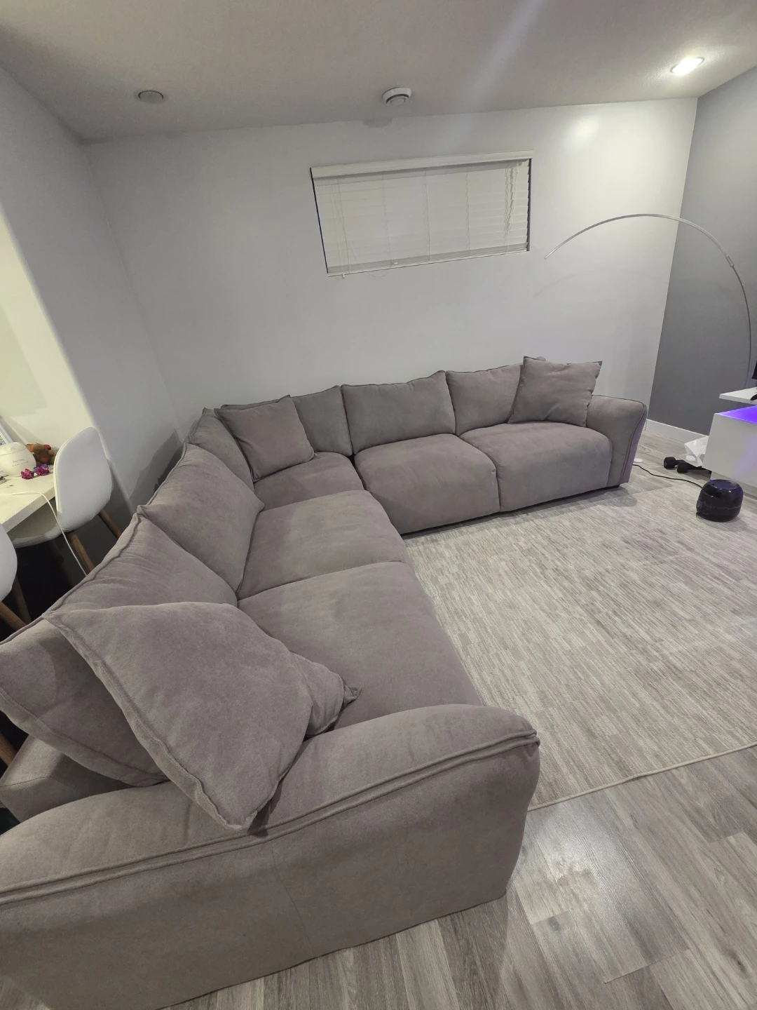 Cloud Sectional Sofa - Grey - photo 2