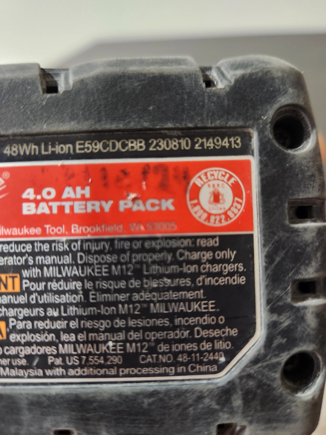 Milwaukee M12 REDLITHIUM XC4.0 Battery Pack - photo 2
