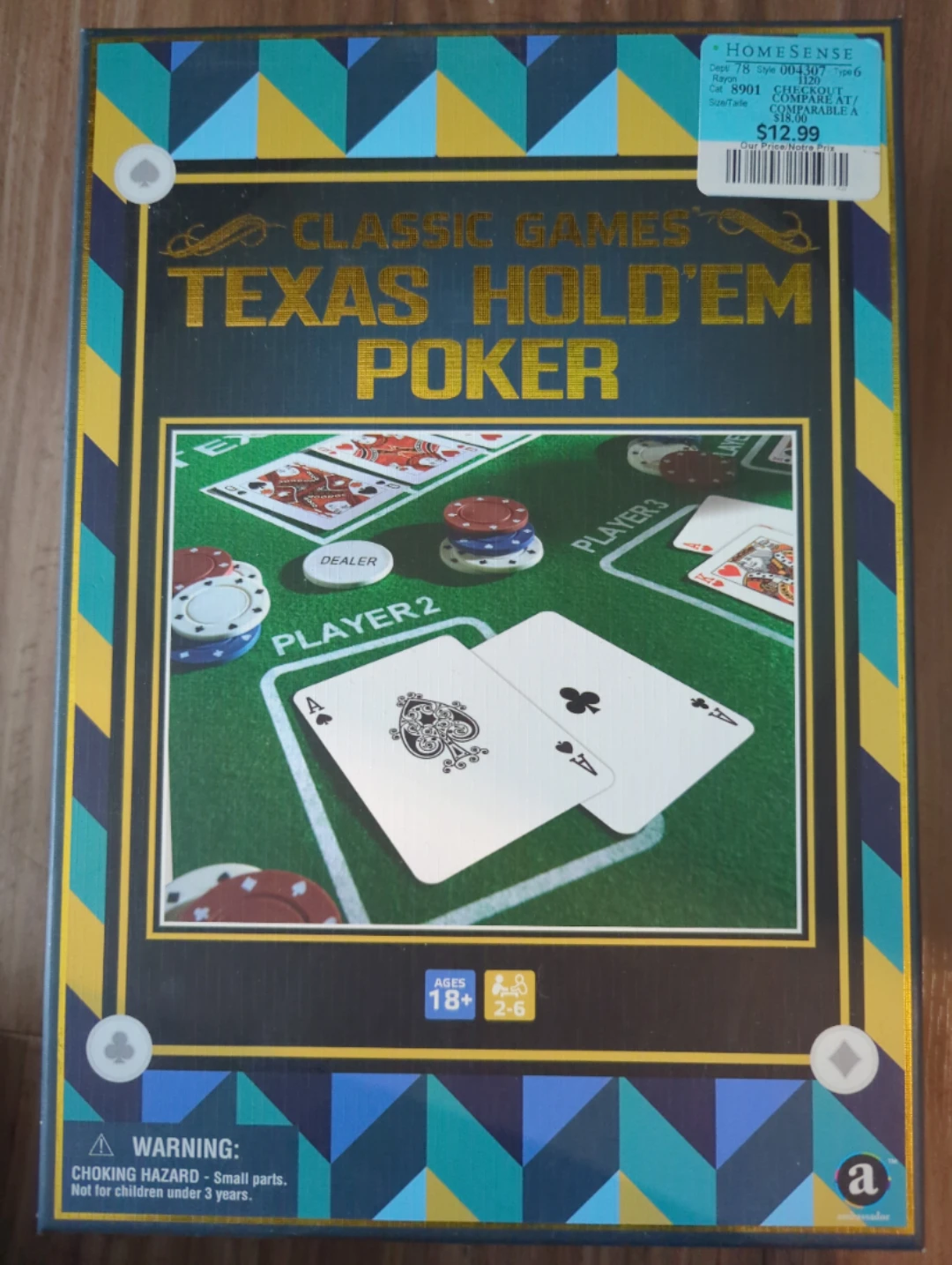 Classic Games Texas Hold'em Poker Set