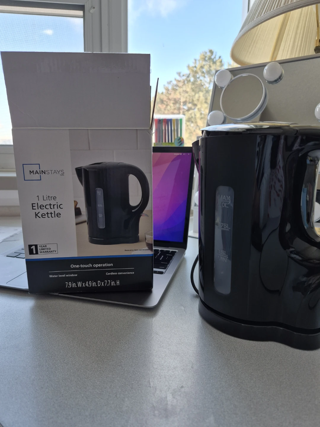 Mainstays 1 Litre Electric Kettle