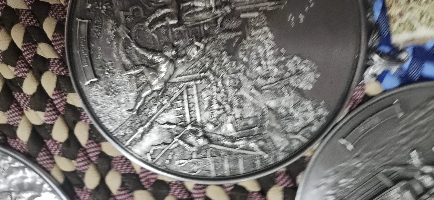Set of 4 Decorative metal sesonal Plates - photo 5