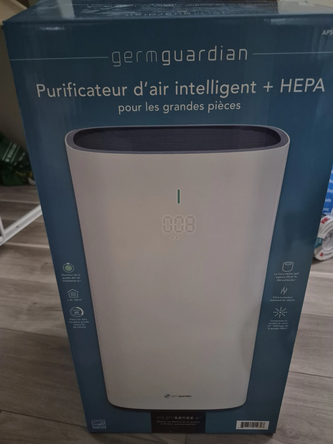 GermGuardian Intelligent HEPA Air Purifier for Large Rooms - photo 3