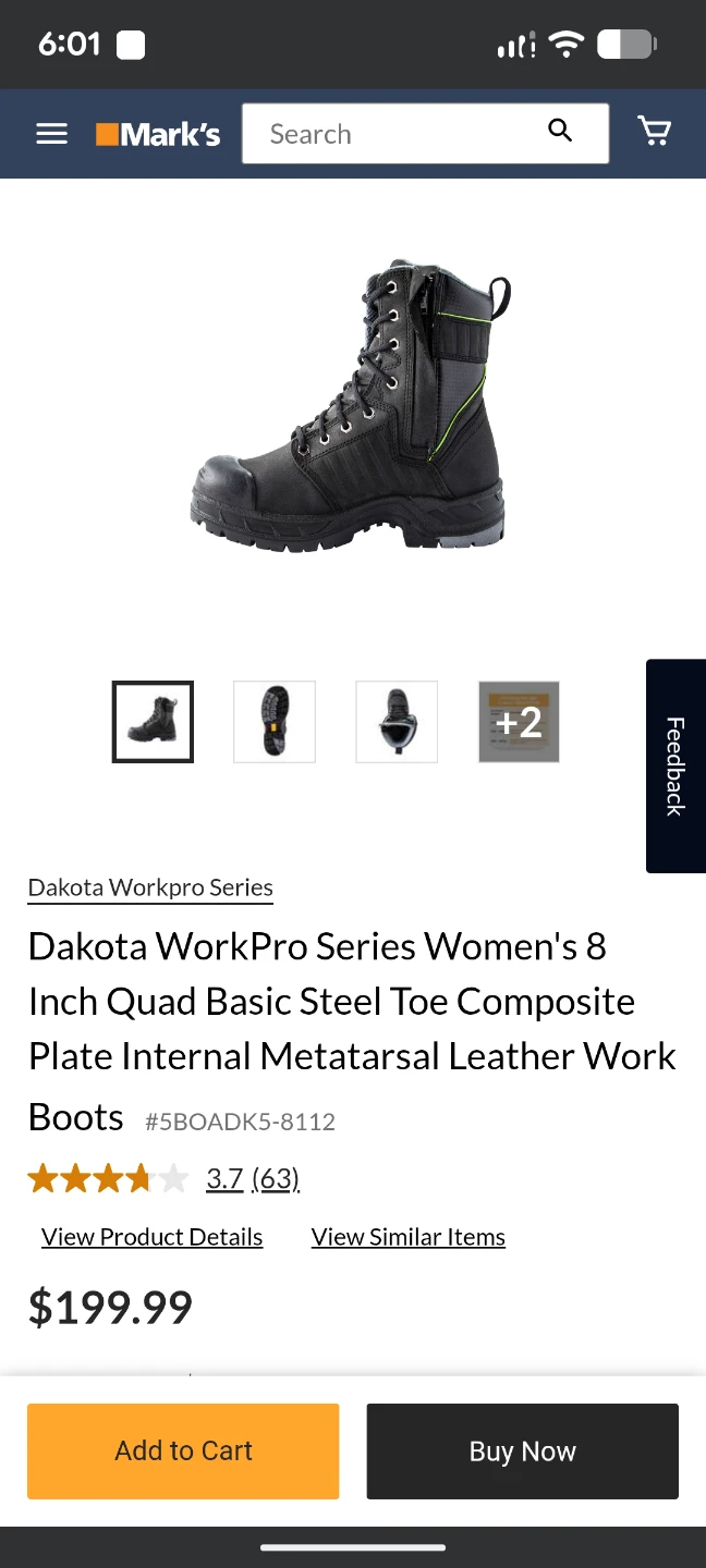 Dakota women's Workpro Series Insulated Work Boots - photo 3