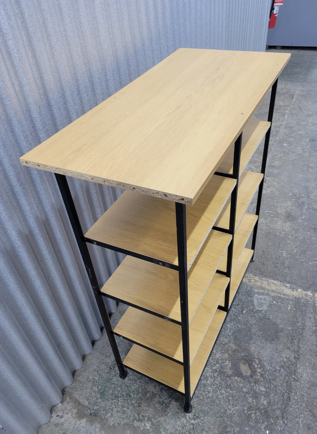 Light Wood 5-Shelf Bookcase - photo 2