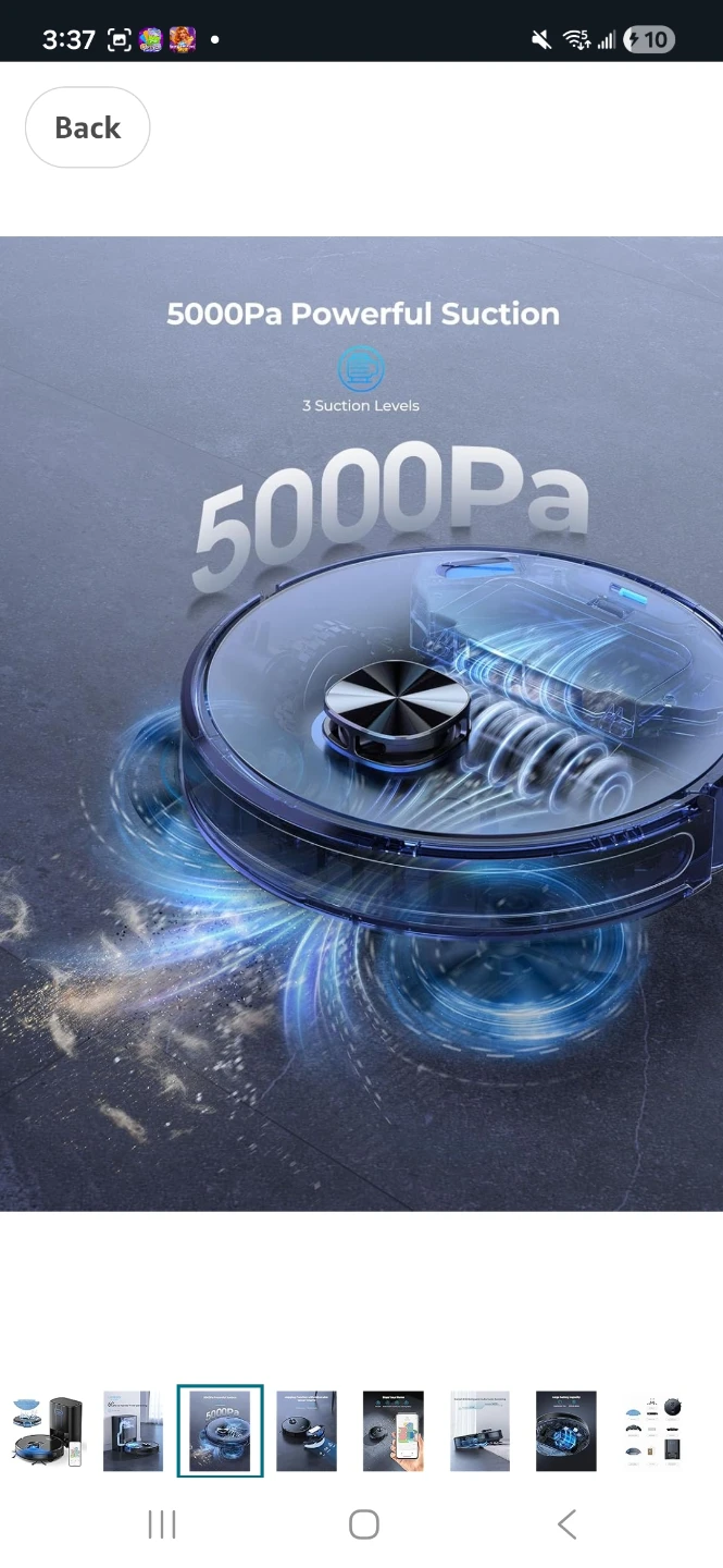 Laresar Clean L6 Nex Robot Vacuum and Mop