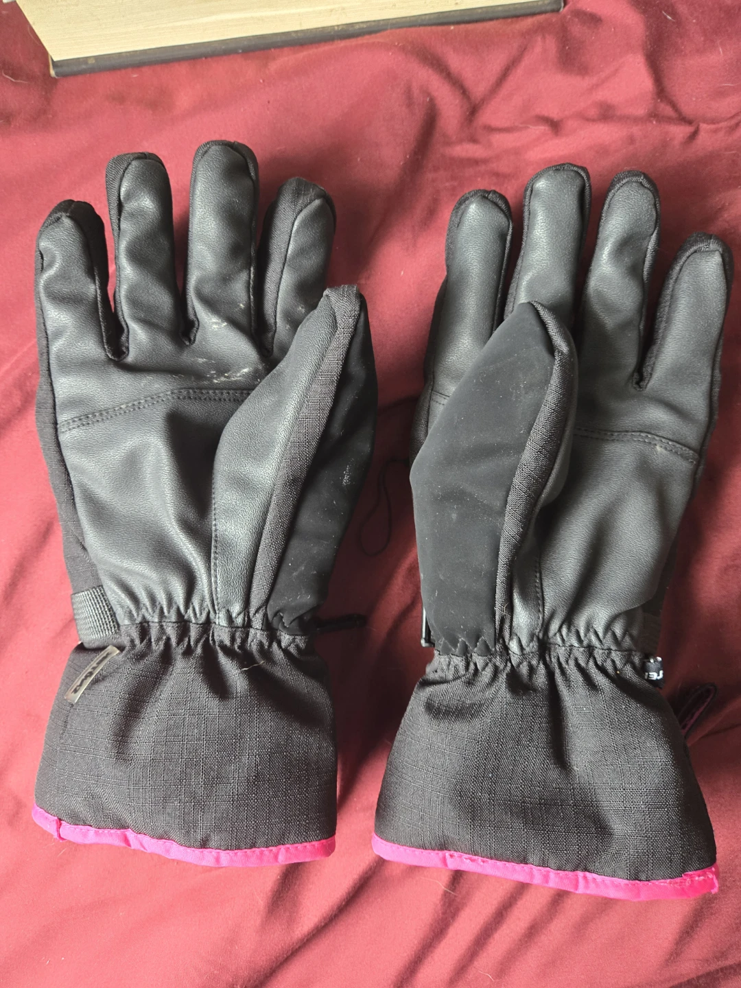 SnoTek Ski Gloves - Black and Pink - photo 2