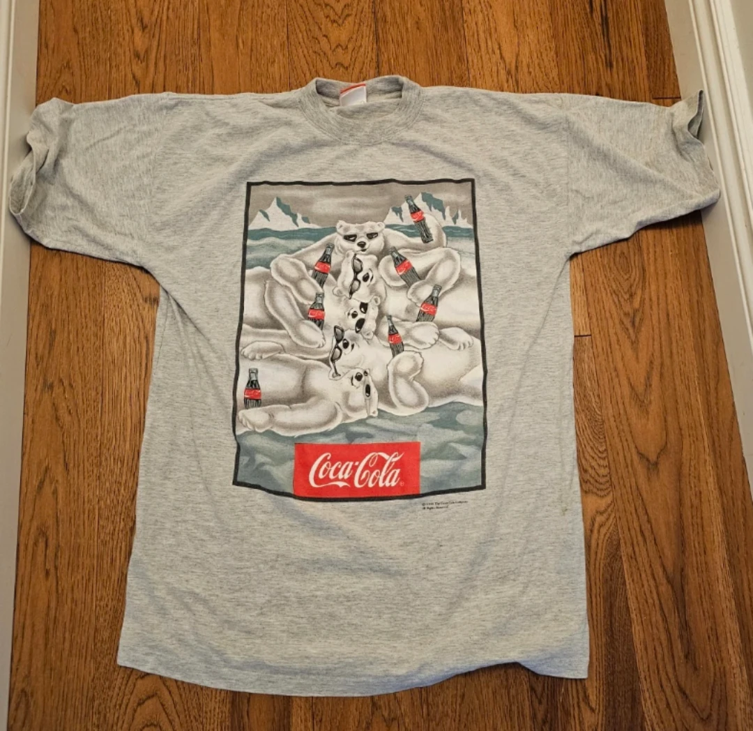 Coca-Cola Polar Bear T-Shirt Adult Large