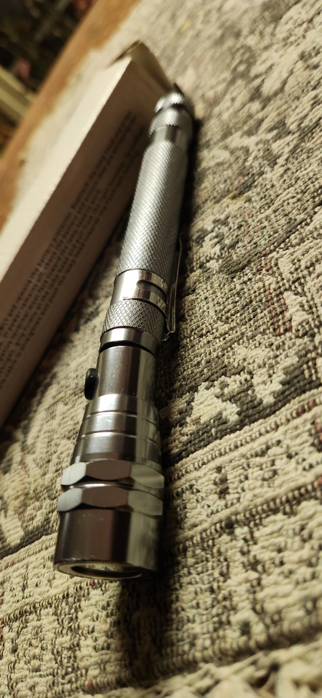 Silver Metal Flashlight🏆🏅