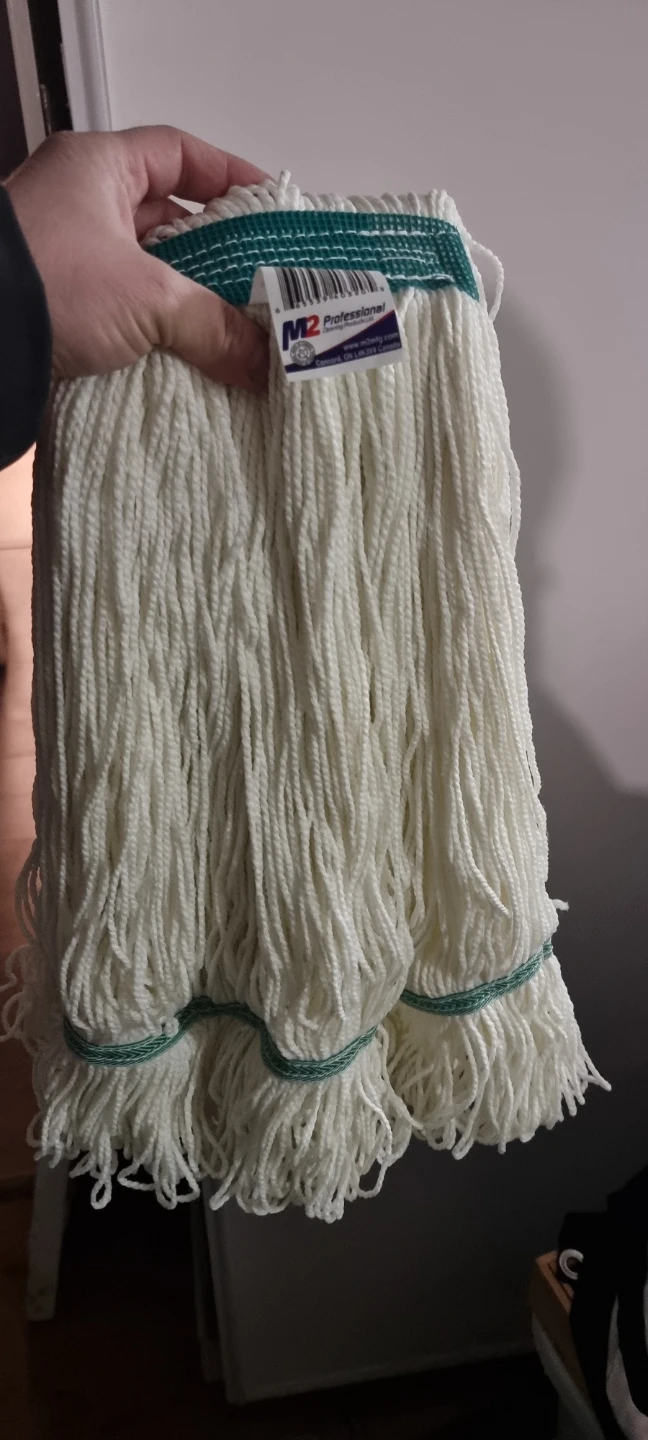 M2 Professional Mop Heads - White Cotton🥕 - photo 2