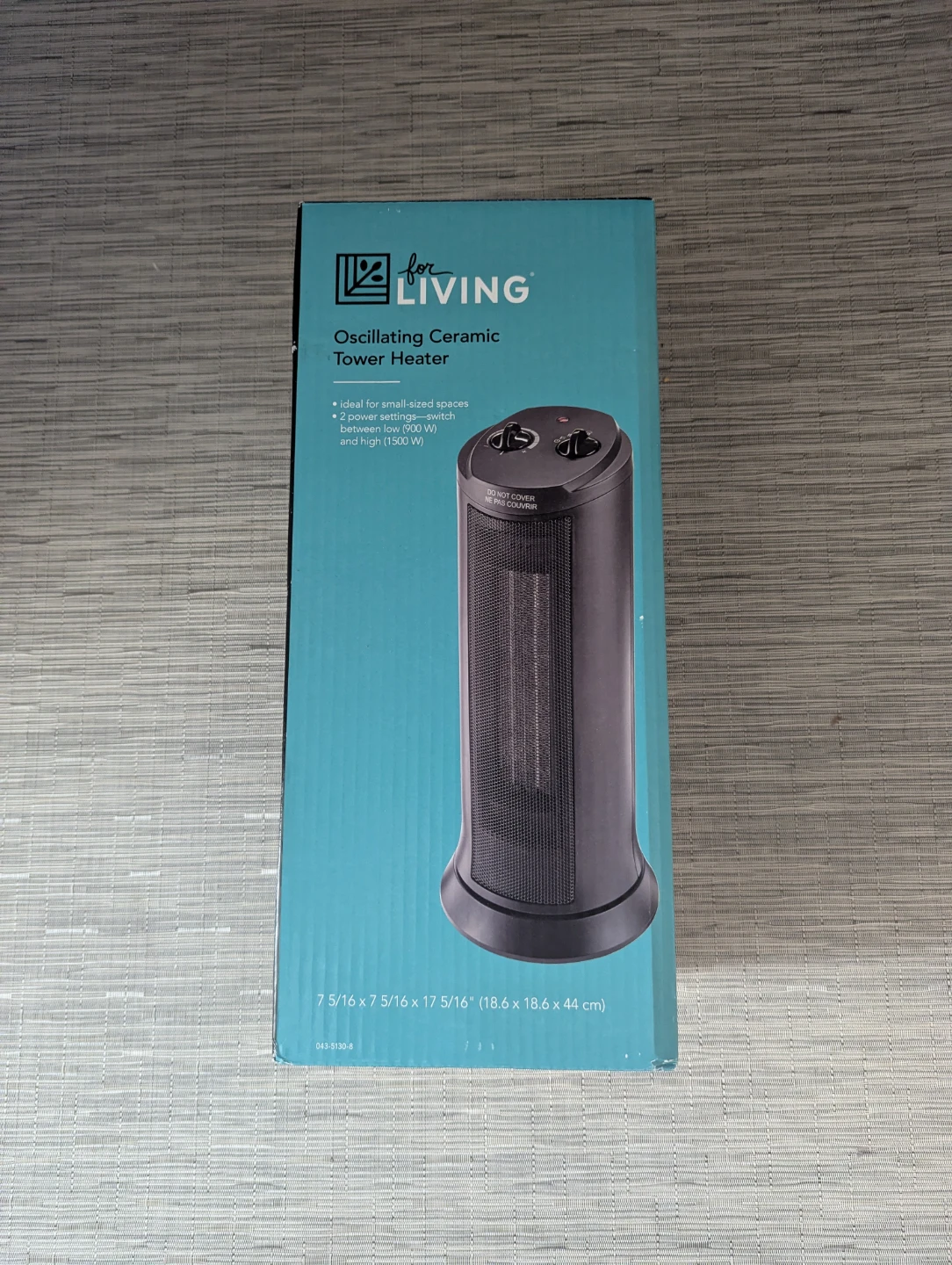 For Living Oscillating Ceramic Tower Heater