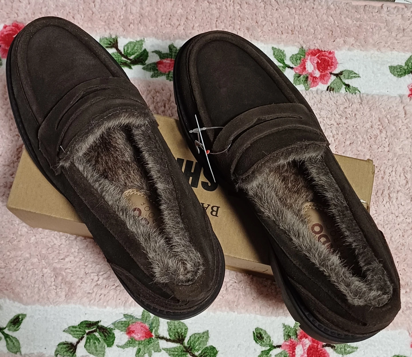Blondo Waterproof Suede Loafers with Fur Lining