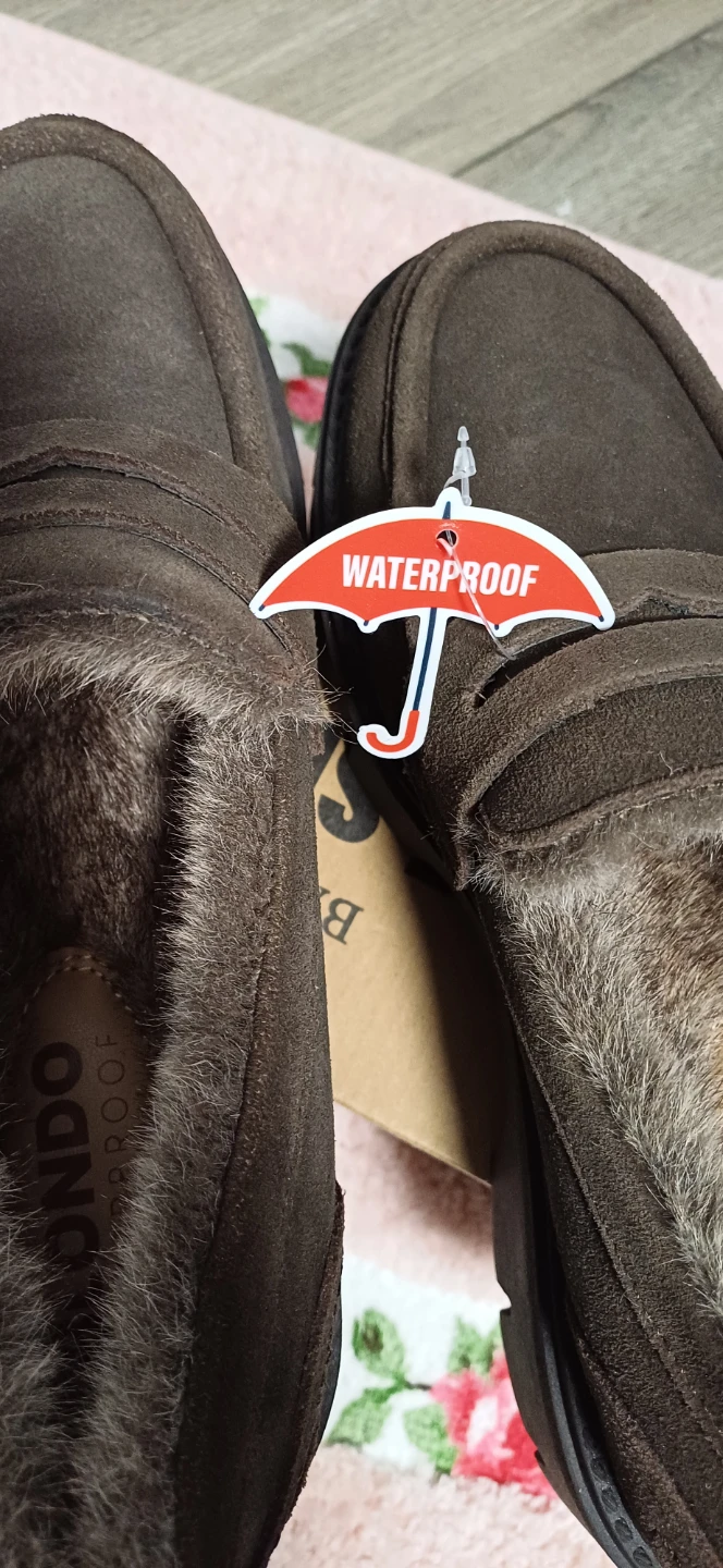 Blondo Waterproof Suede Loafers with Fur Lining - photo 5
