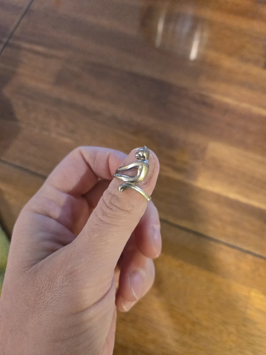 Silver Cat Ring - photo 2