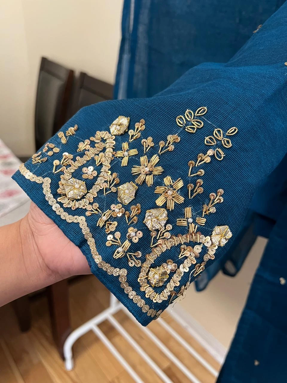 3 pcs khadi net suit - photo 5