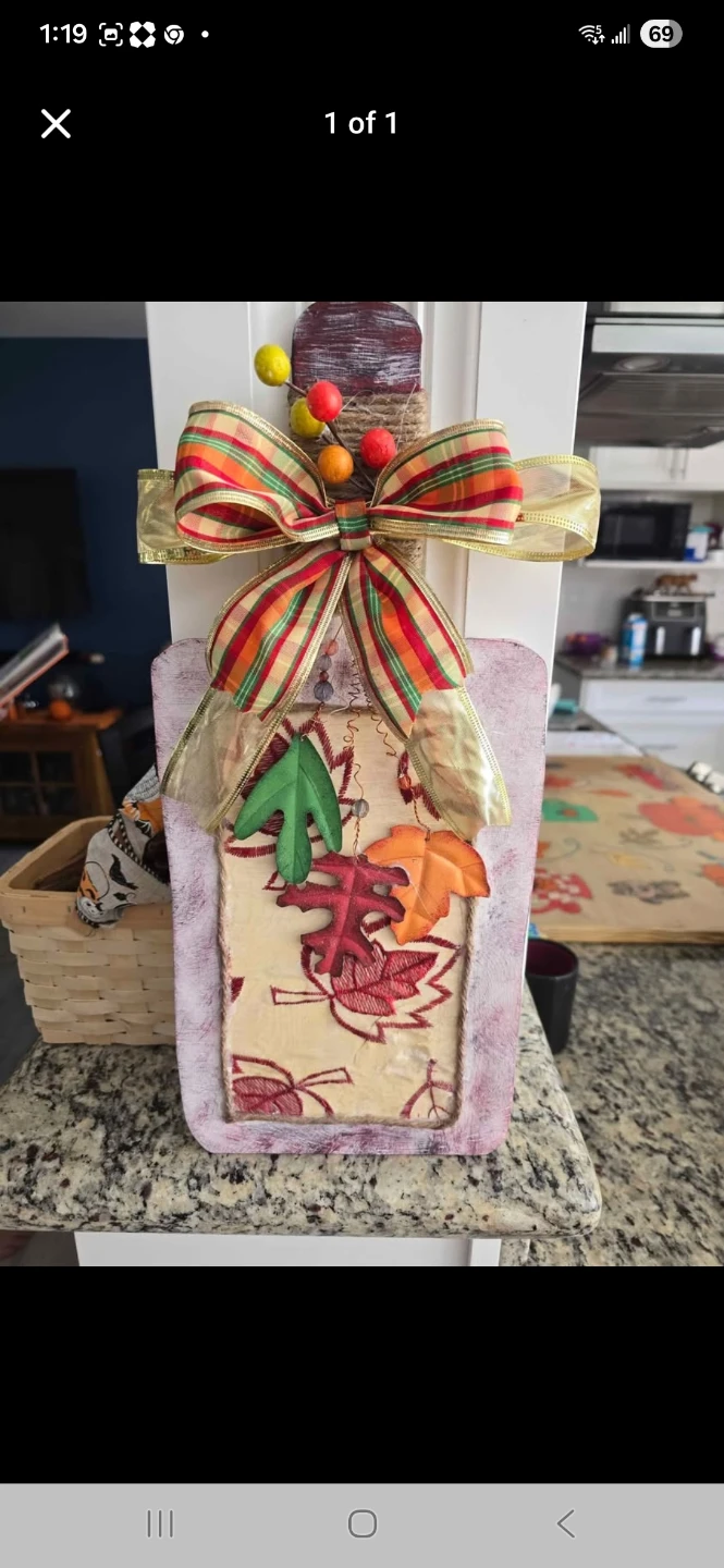 Fall Leaf Decorative Sign