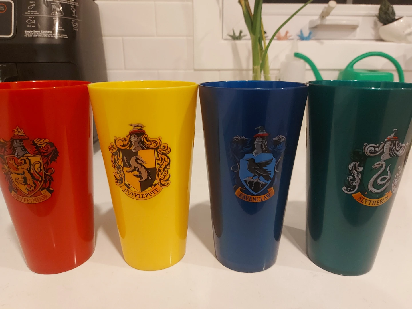 Set of 4 Harry Potter House Cups Universal Studios