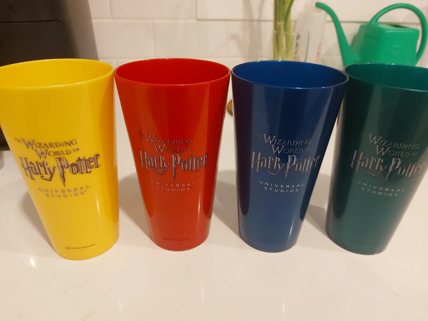 Set of 4 Harry Potter House Cups Universal Studios - photo 2