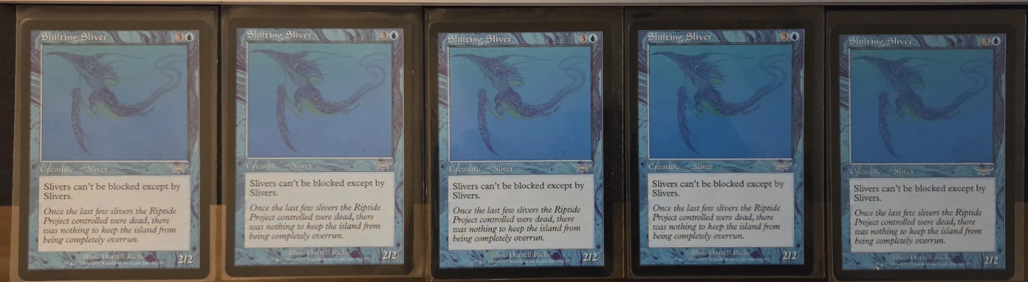 Shifting Sliver x5 Magic the Gathering Trading Cards