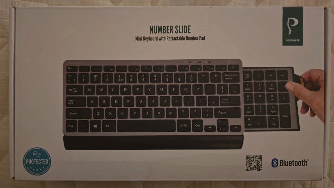New Open Box Posturite Compact Keyboard with sliding Numeric Pad - photo 2