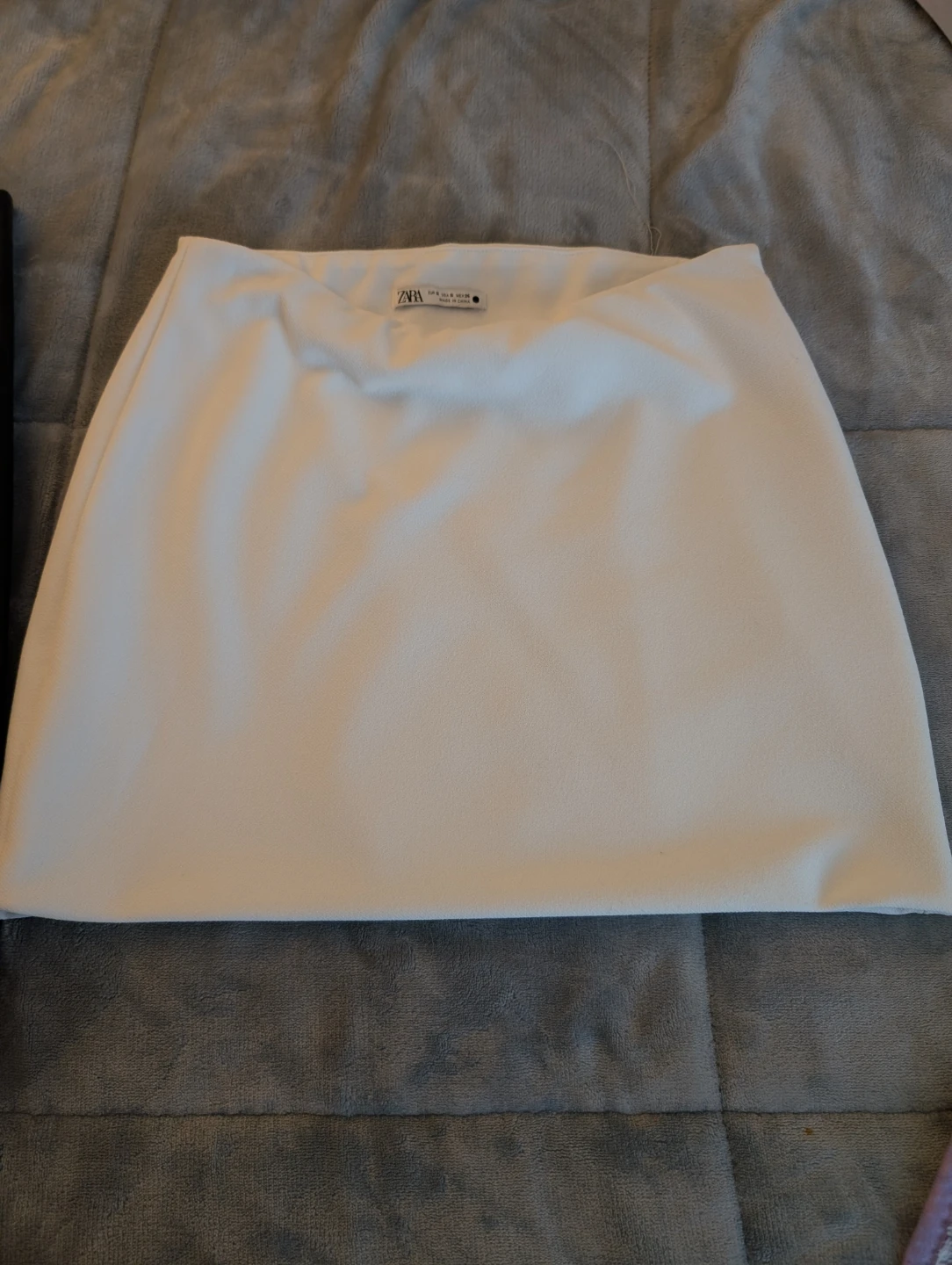 Zara White Mini Skirt - Size S