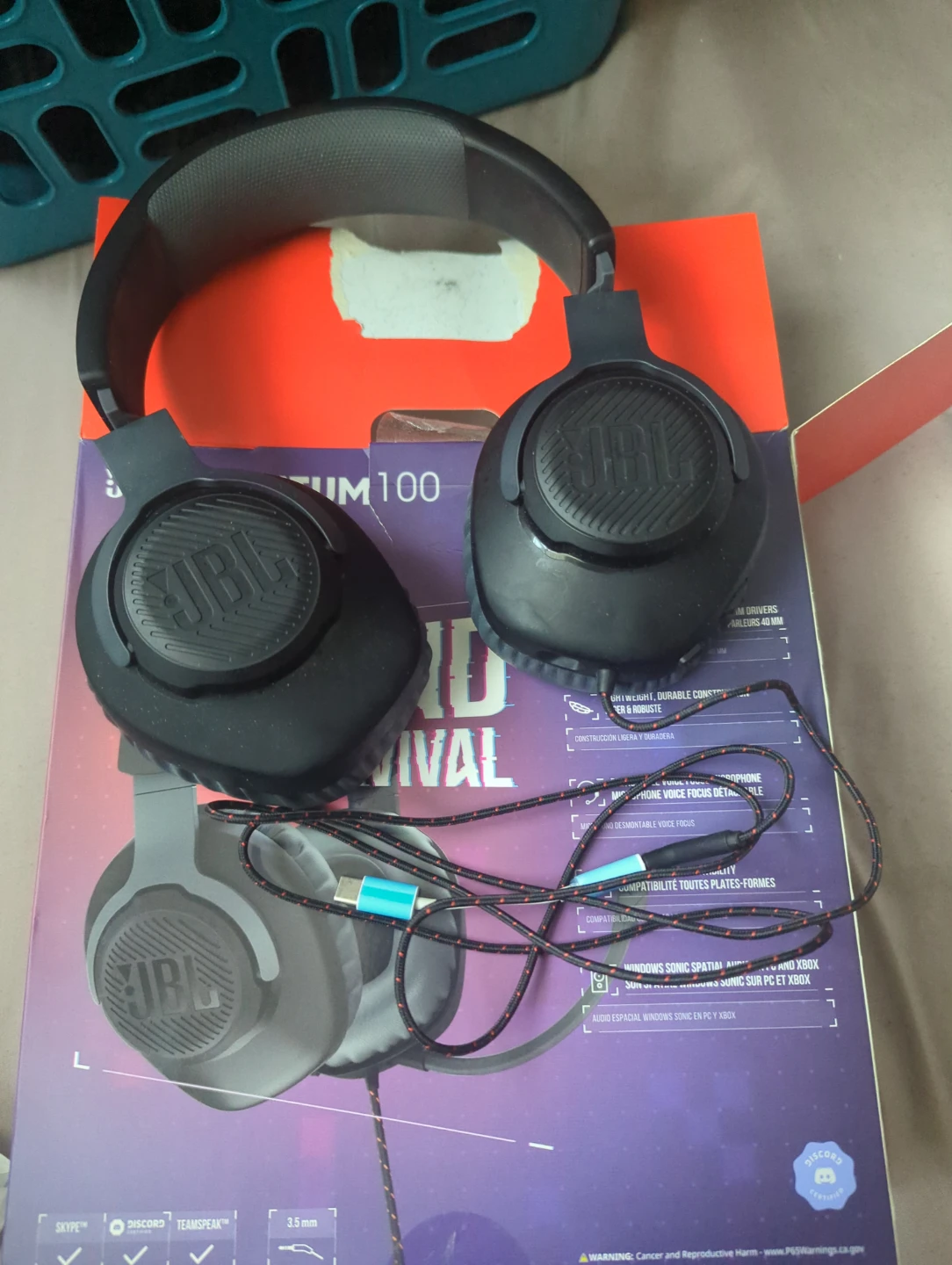 JBL Quantum 100 Gaming Headset