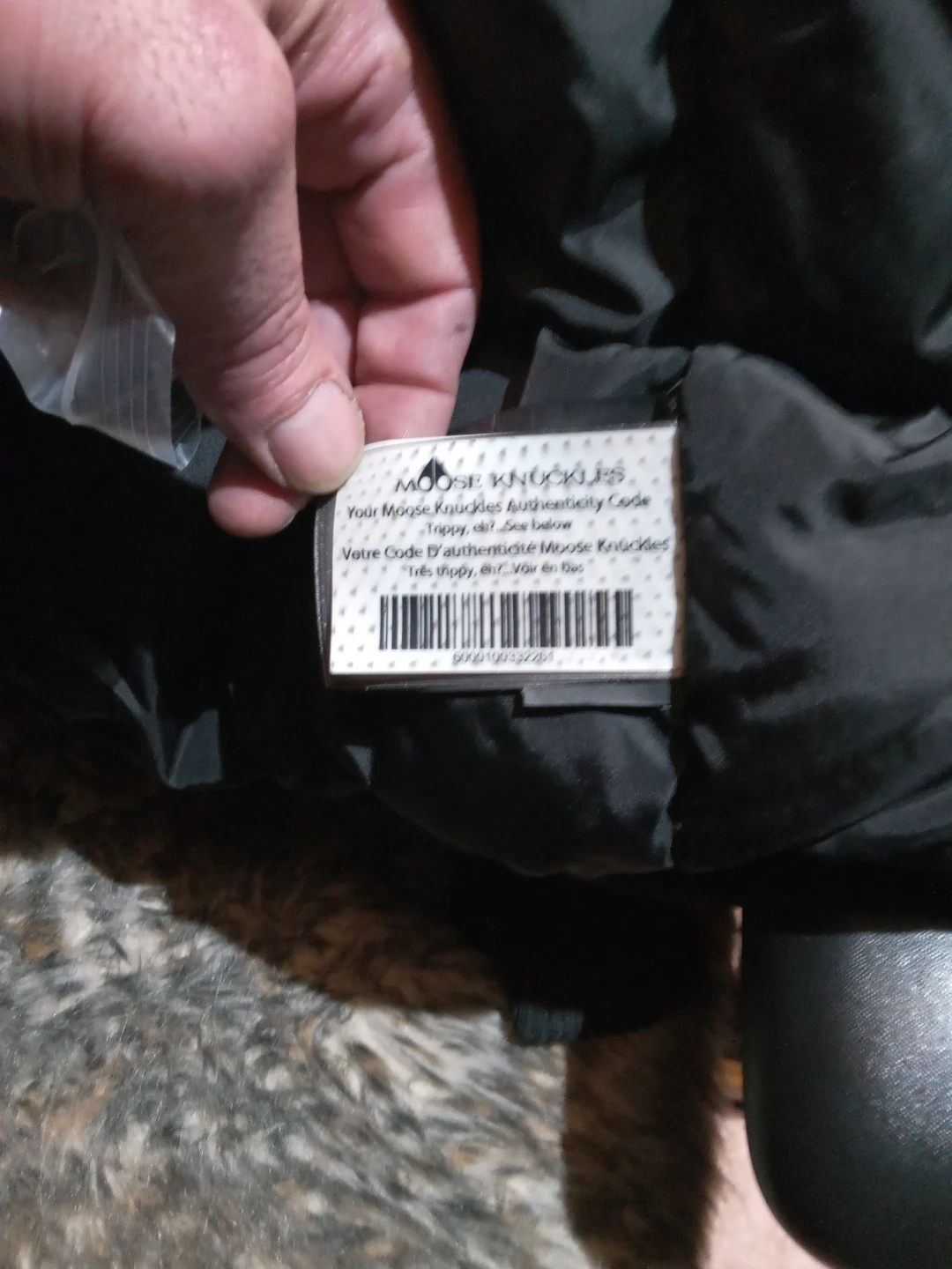 Moose Knuckles Navy Bomber Jacket with Fur Hood - photo 2