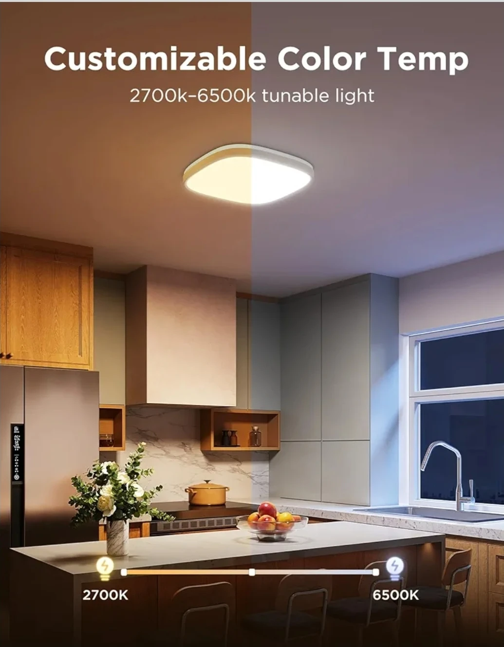 🆕️Govee Square Ceiling Light, RGBIC - photo 5