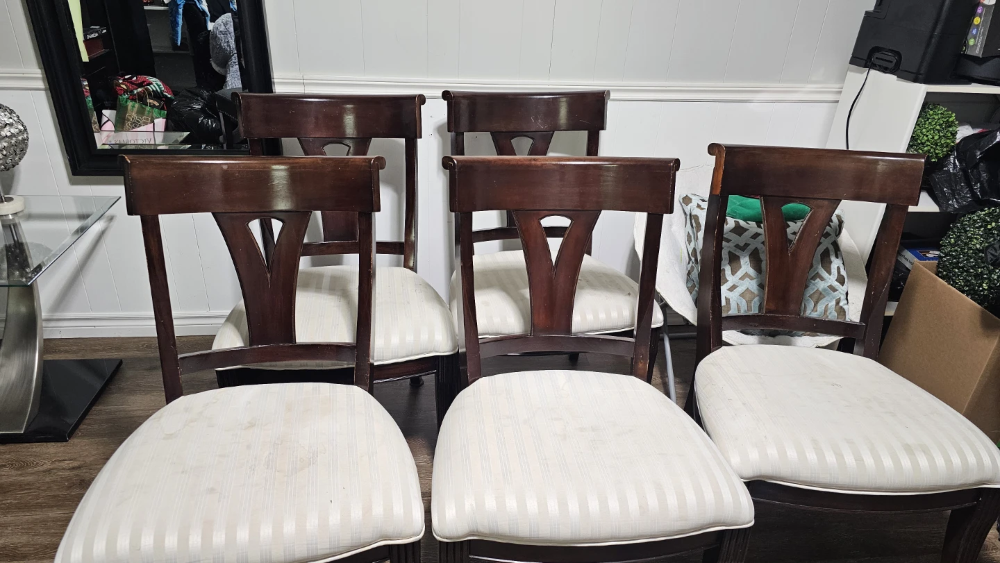 Set of 5 Dining Chairs