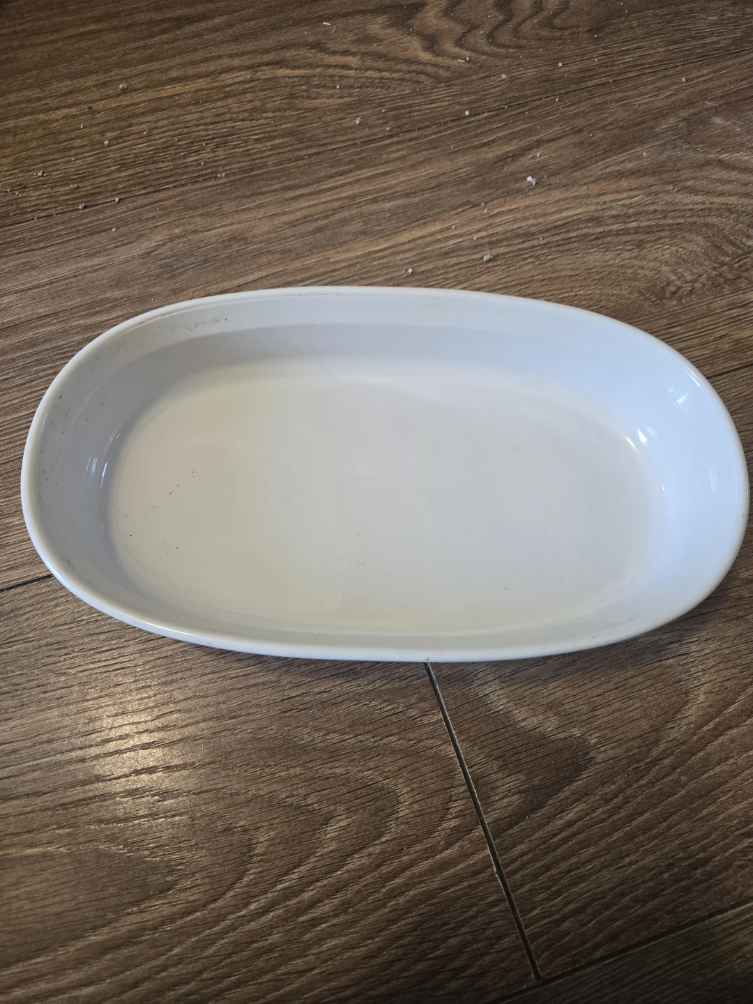 White Oval Serving Platter