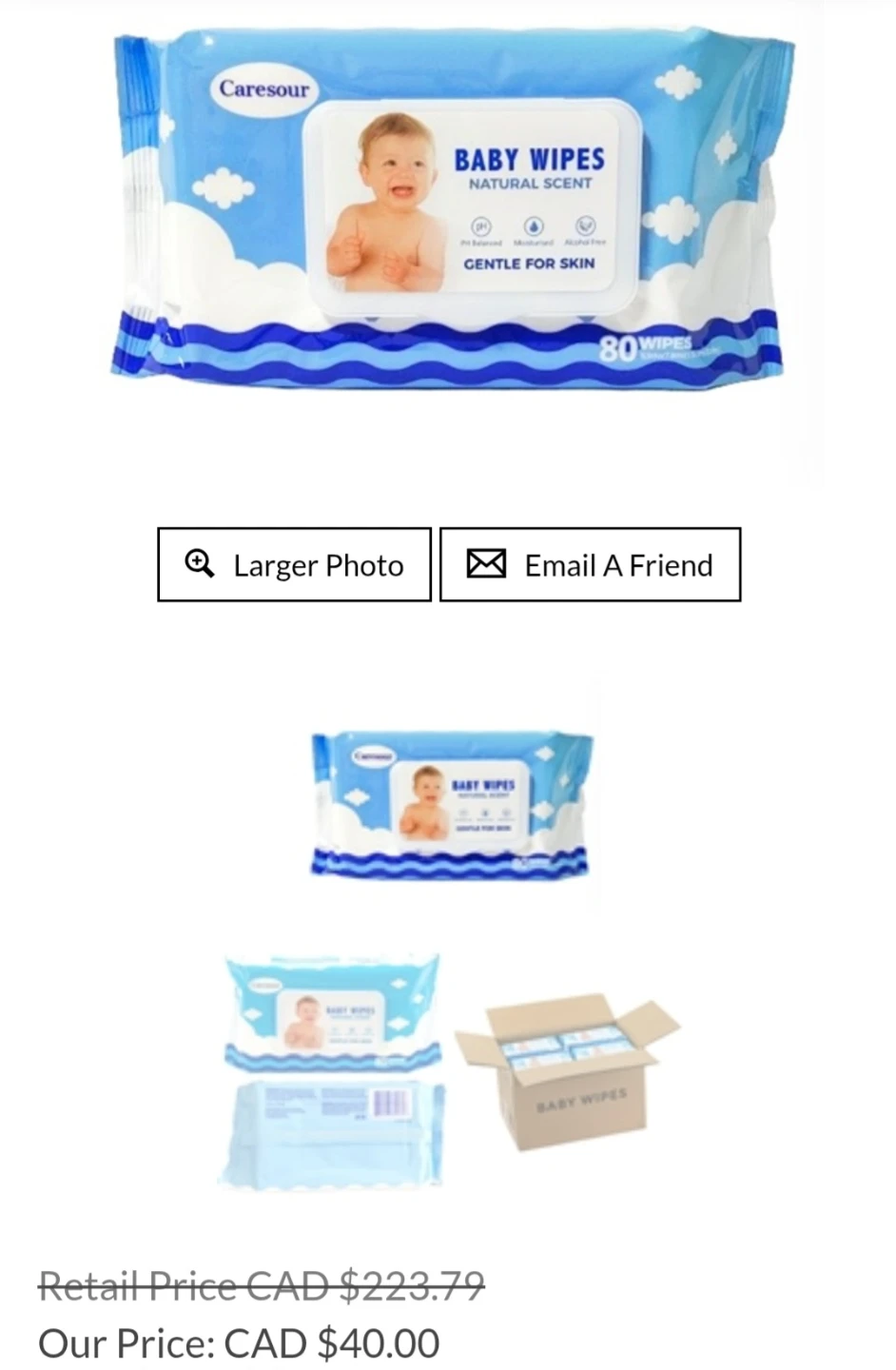 Allora Surface Disinfectant Wipes & Caresour Baby Wipes 🥕 - photo 4