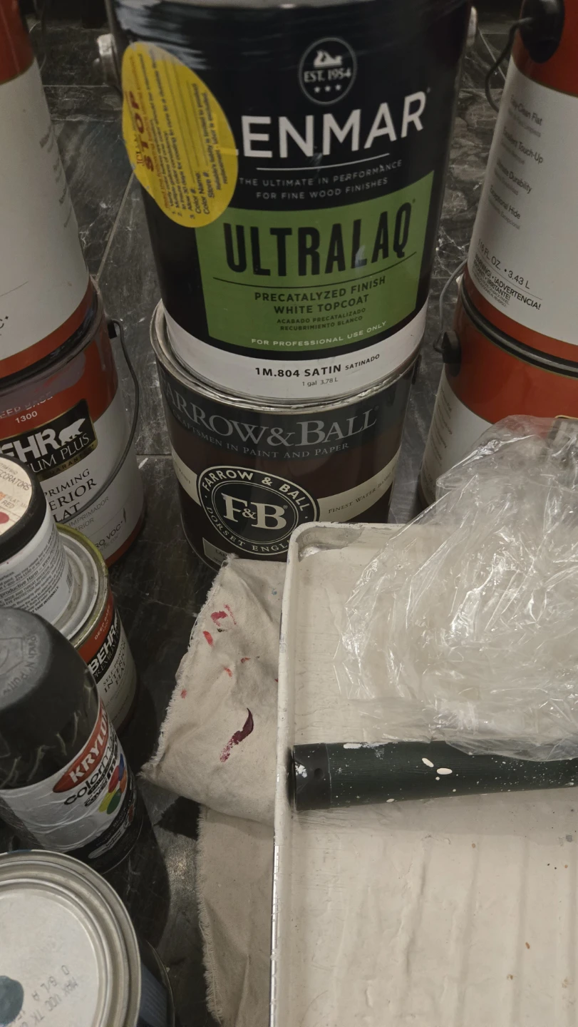 Assorted Paint Cans and Supplies - photo 2