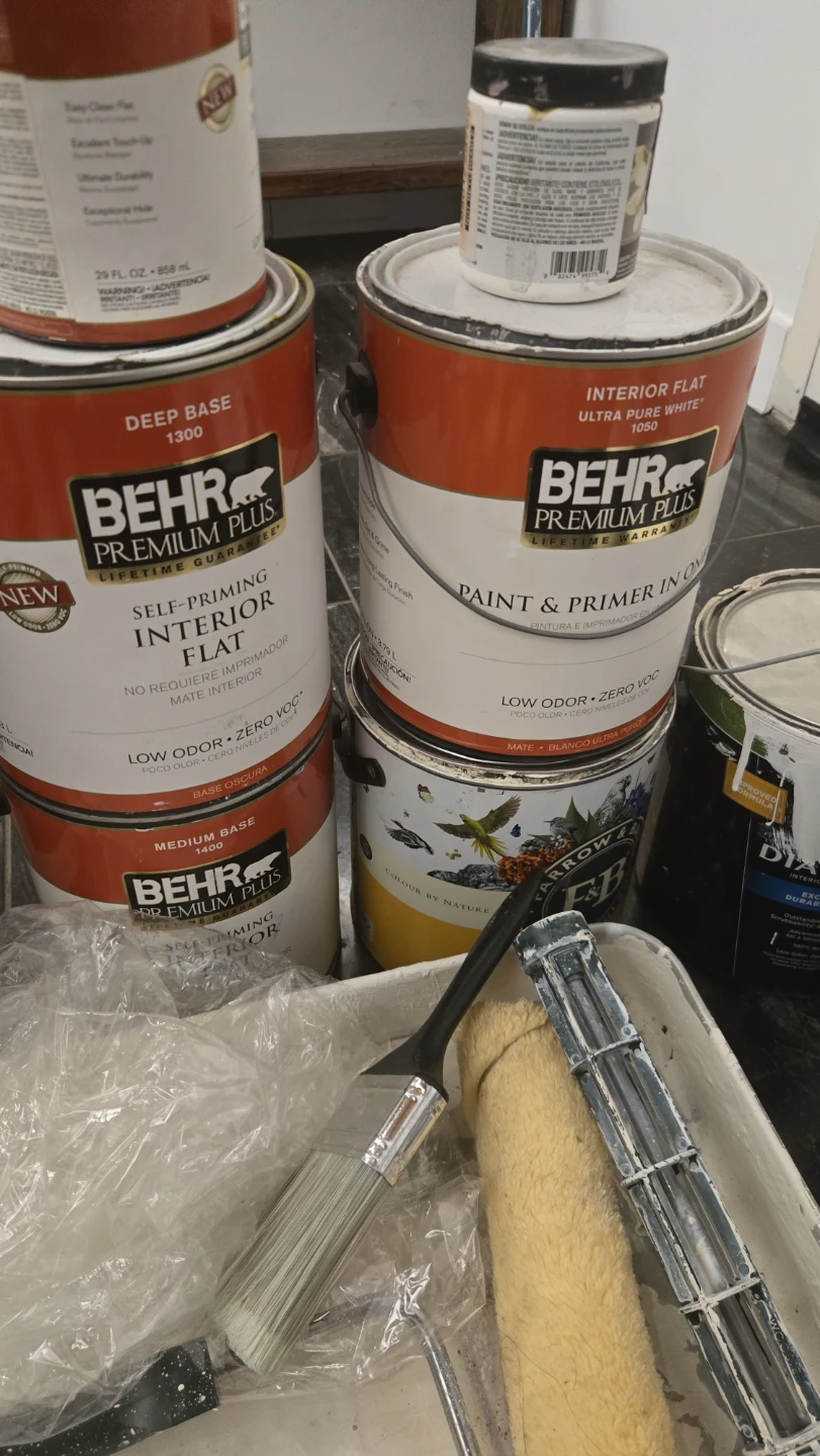 Assorted Paint Cans and Supplies - photo 3