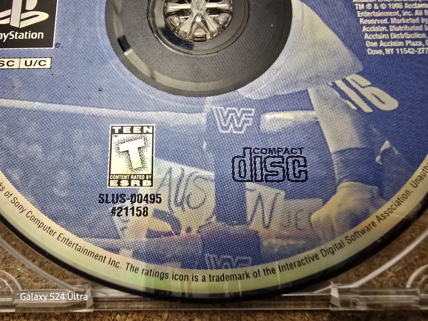 🏆 WWF War Zone Sony PlayStation PS1 Classic Game Collectible - photo 3