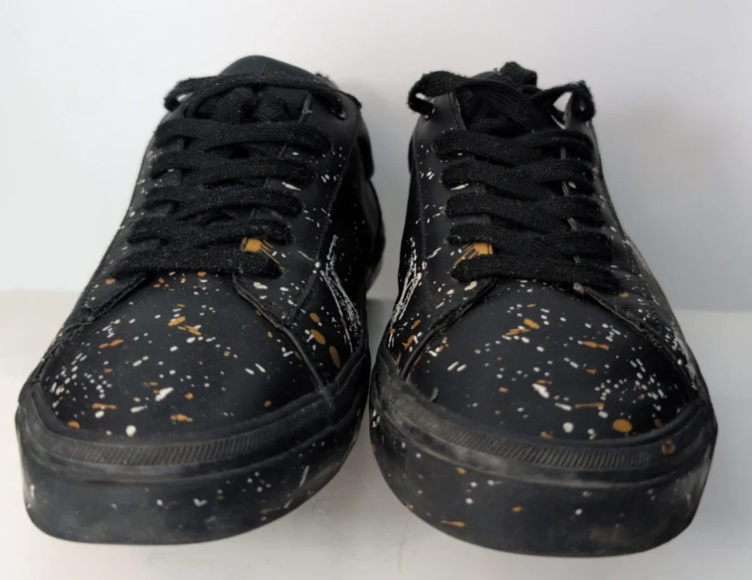 Black Splatter Low Top Sneakers - photo 2
