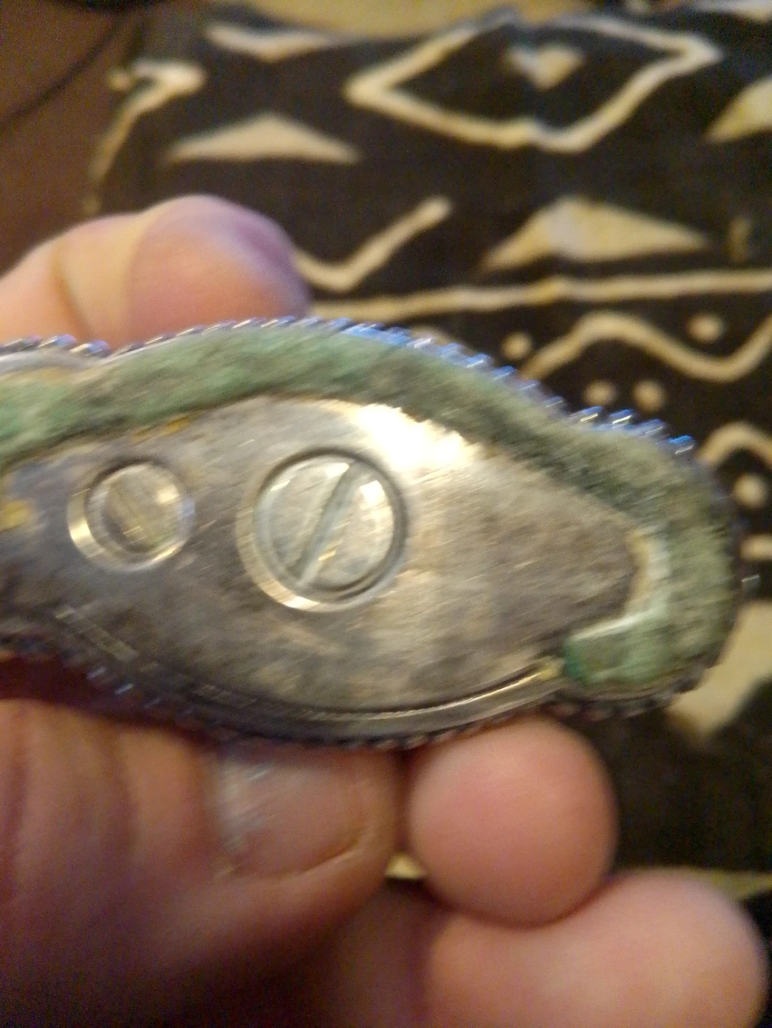 Vintage Decorative Lighter - Silver Tone with Monogram - photo 3