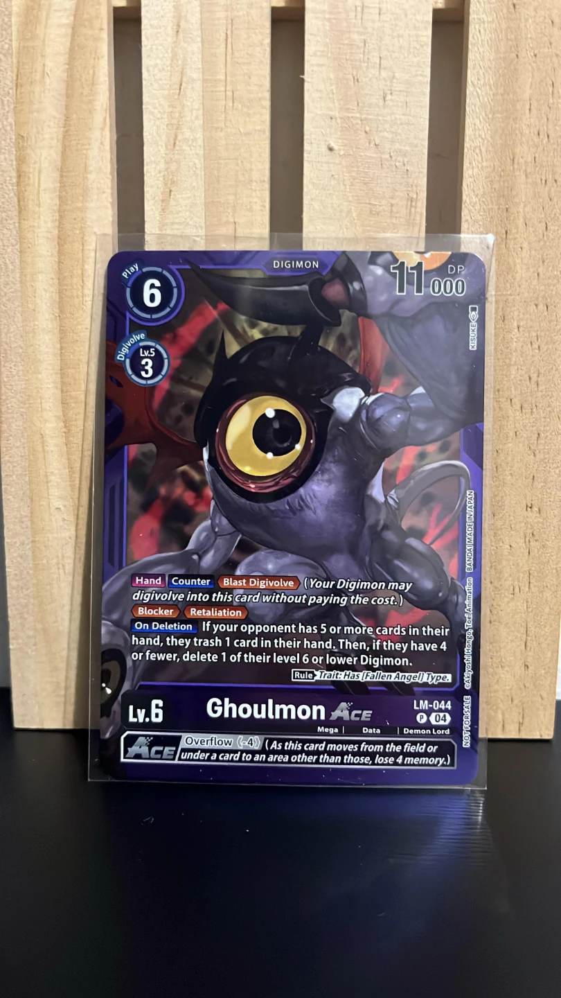 Digimon Ghoulmon ACE LM-044 Card Game