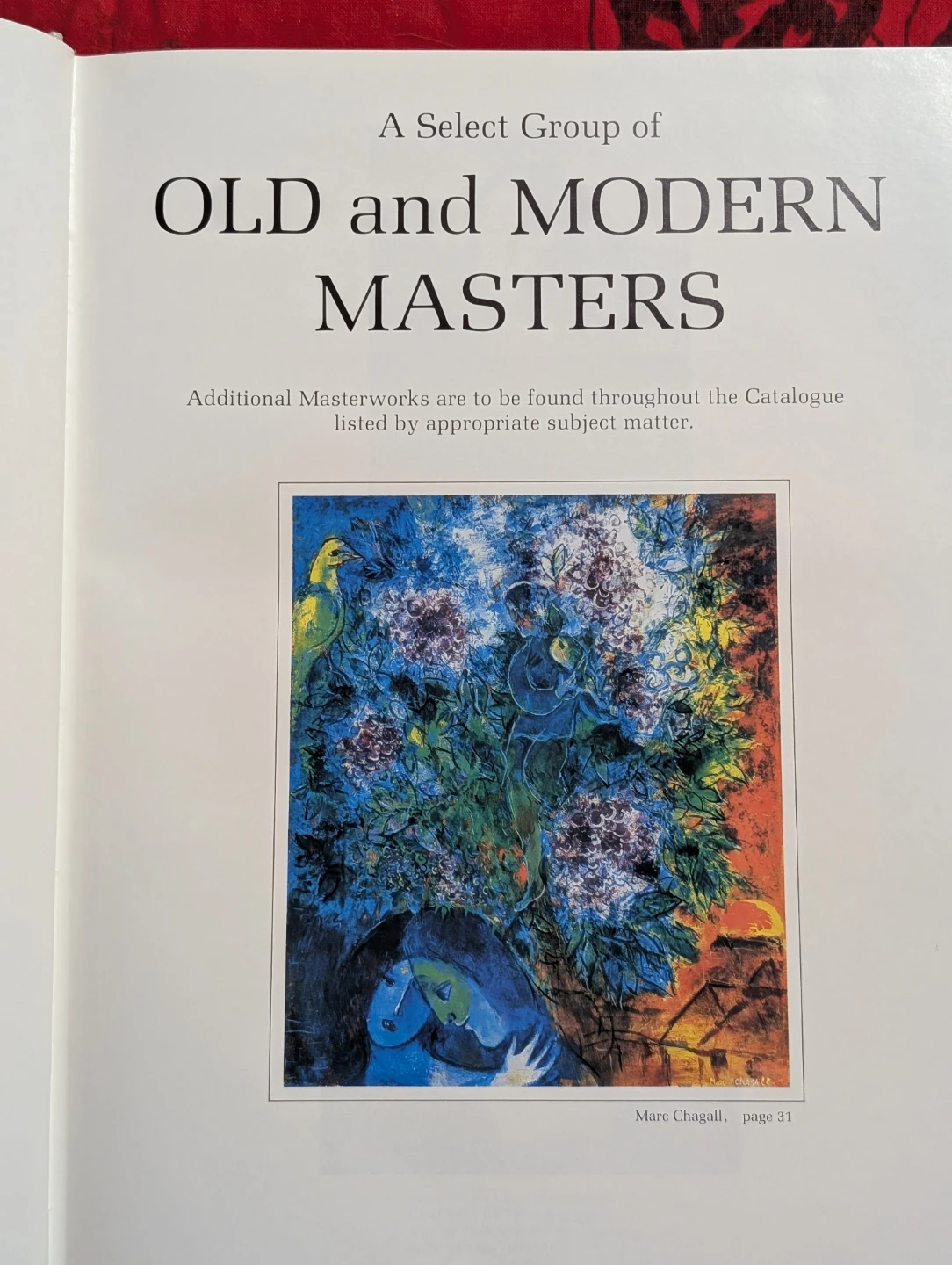 OLD and MODERN MASTERS Art Book